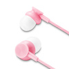 Słuchawki dokanałowe z mikrofonem eXc BASS,wtyk USBC,jasno różowe