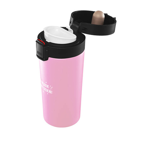 Kubek termiczny eXc KEEP, 380ml, jasno różowo