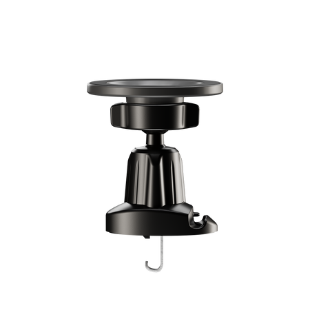 Uniwersalny, magnetyczny uchwyt samochodowy na telefon komórkowy eXc FLAT, czarno-grafitowy