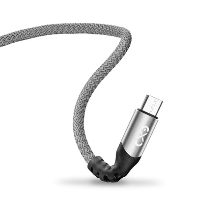 Kabel USBA-micro USB eXc BRAID 1.2m,szary