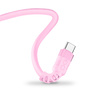 Kabel USBC-USBC eXc WHIPPY Pro 0.9m,pudrowy róż