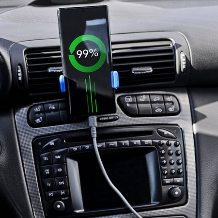 Uniwersalny uchwyt samochodowy na telefon komórkowy eXc AIR,czarny