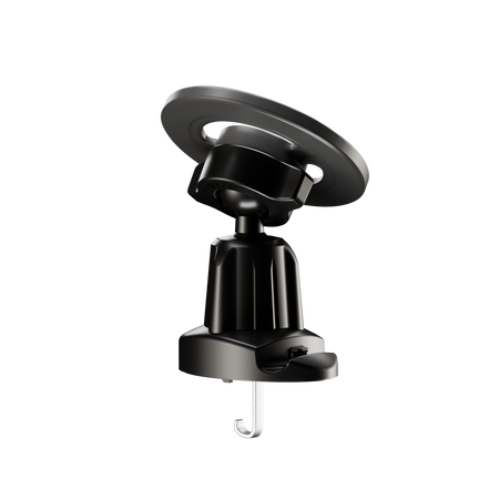 Uniwersalny, magnetyczny uchwyt samochodowy na telefon komórkowy eXc FLAT, czarno-grafitowy