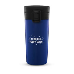 Kubek termiczny eXc KEEP, 380ml, granatowy