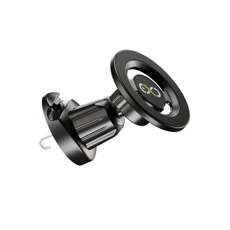 Uniwersalny, magnetyczny uchwyt samochodowy na telefon komórkowy eXc FLAT, czarny