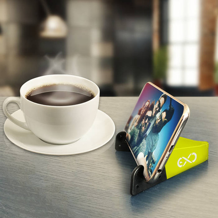 Stojak na telefon/tablet eXc EASY neonowy żółty