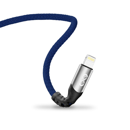 Kabel USBA-Lightning eXc BRAID 1.2m,granatowy