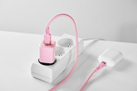 Kabel USBA-Lightning eXc WHIPPY Pro 0.9m,pudrowy róż