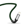 Kabel USBA-Lightning eXc BRAID 1.2m,ciemno zielony