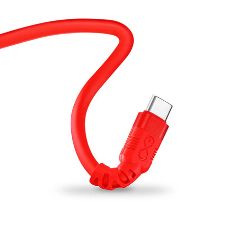 Kabel USBA-USBC eXc WHIPPY Pro 2.0m,krwista czerwień