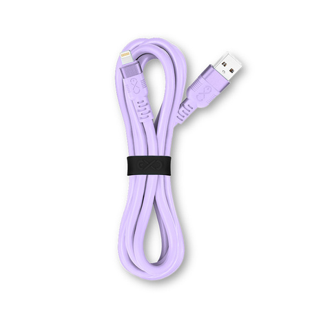 Kabel USBA-Lightning eXc WHIPPY Pro 2m,liliowy