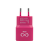 Uniwersalna szybka ładowarka sieciowa eXc SLIM, 1x USB-A QC + 1x USB-C PD, 20W, różowa