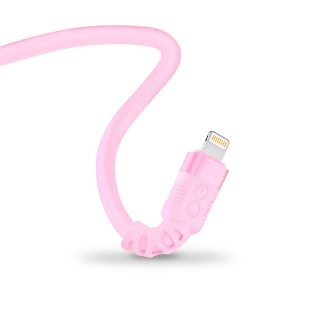 Kabel USBA-Lightning eXc WHIPPY Pro 2m,pudrowy róż