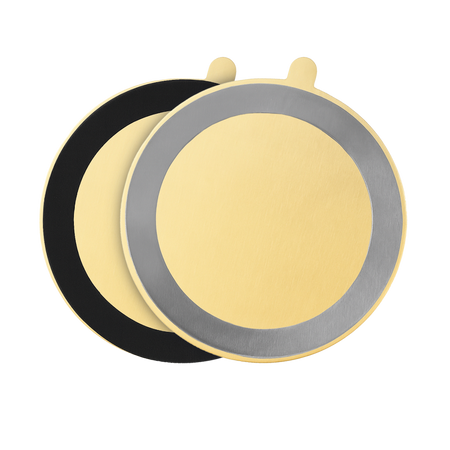 Uniwersalny, magnetyczny uchwyt samochodowy na telefon komórkowy eXc FLAT, czarno-grafitowy