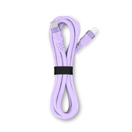 Kabel USBC-USBC eXc WHIPPY Pro 2m,liliowy