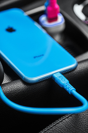 Kabel USBA-Lightning eXc WHIPPY Pro 2m,cukierkowy róż