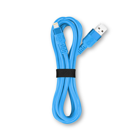 Kabel USBA-Lightning eXc WHIPPY Pro 2m,rozlany cyan